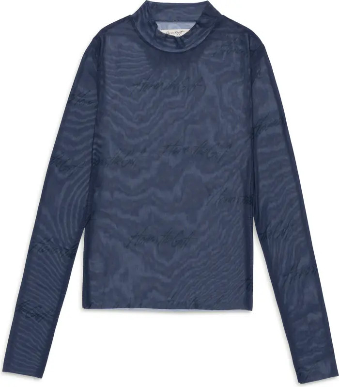 HONOR THE GIFT Burnout Graphic Mock Neck | Nordstrom | Nordstrom