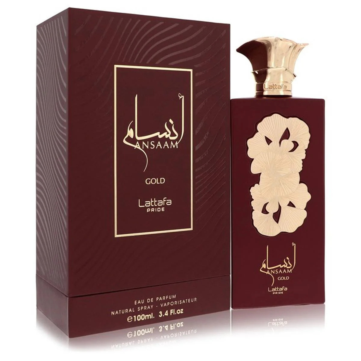Lattafa 100 ml Pride Ansaam Gold Unisex Eau De Parfum Spray | Shop Simon