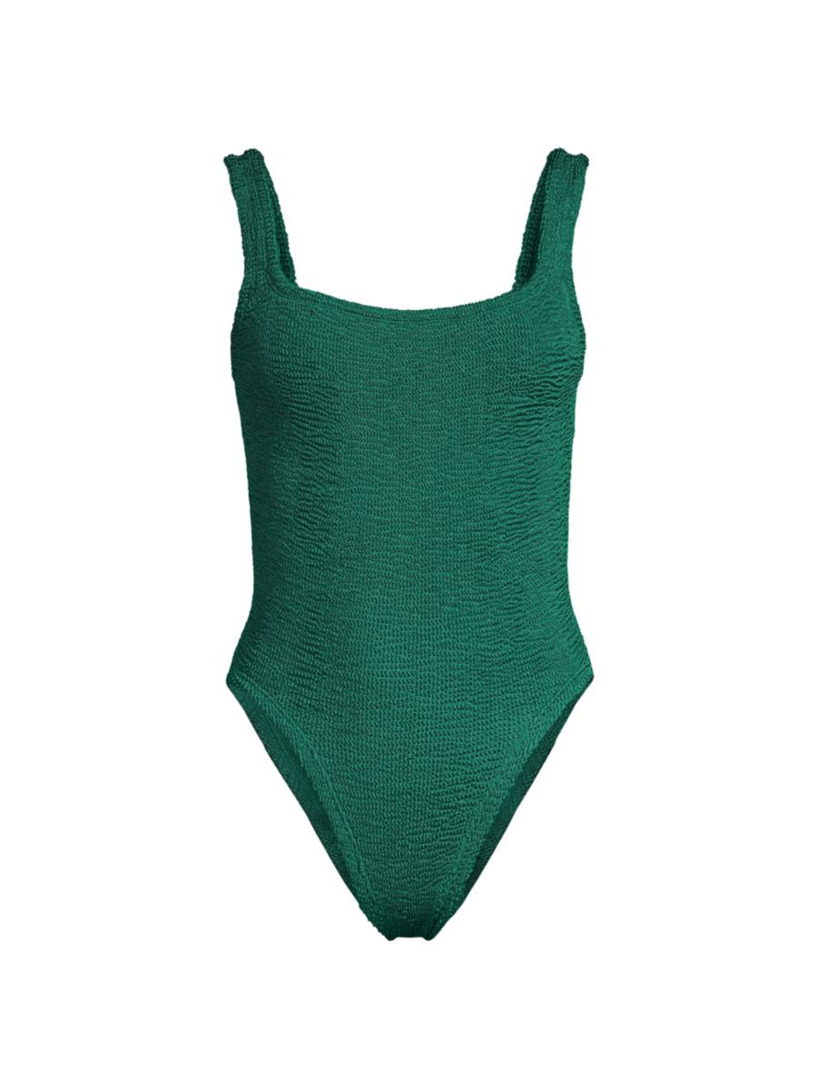 Crinkle One-Piece Swimsuit | Saks Fifth Avenue