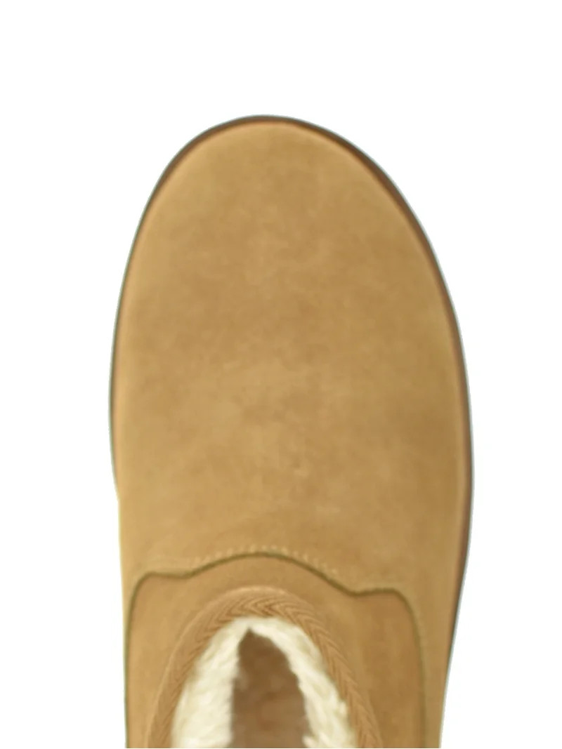 Time and Tru Women's Micro Genuine Suede Boot | Walmart (US)