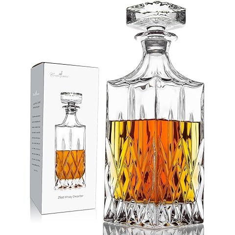 Whiskey Decanter for Scotch, Liquor, Vodka, Wine or Bourbon - Irish Cut 750ml | Amazon (US)