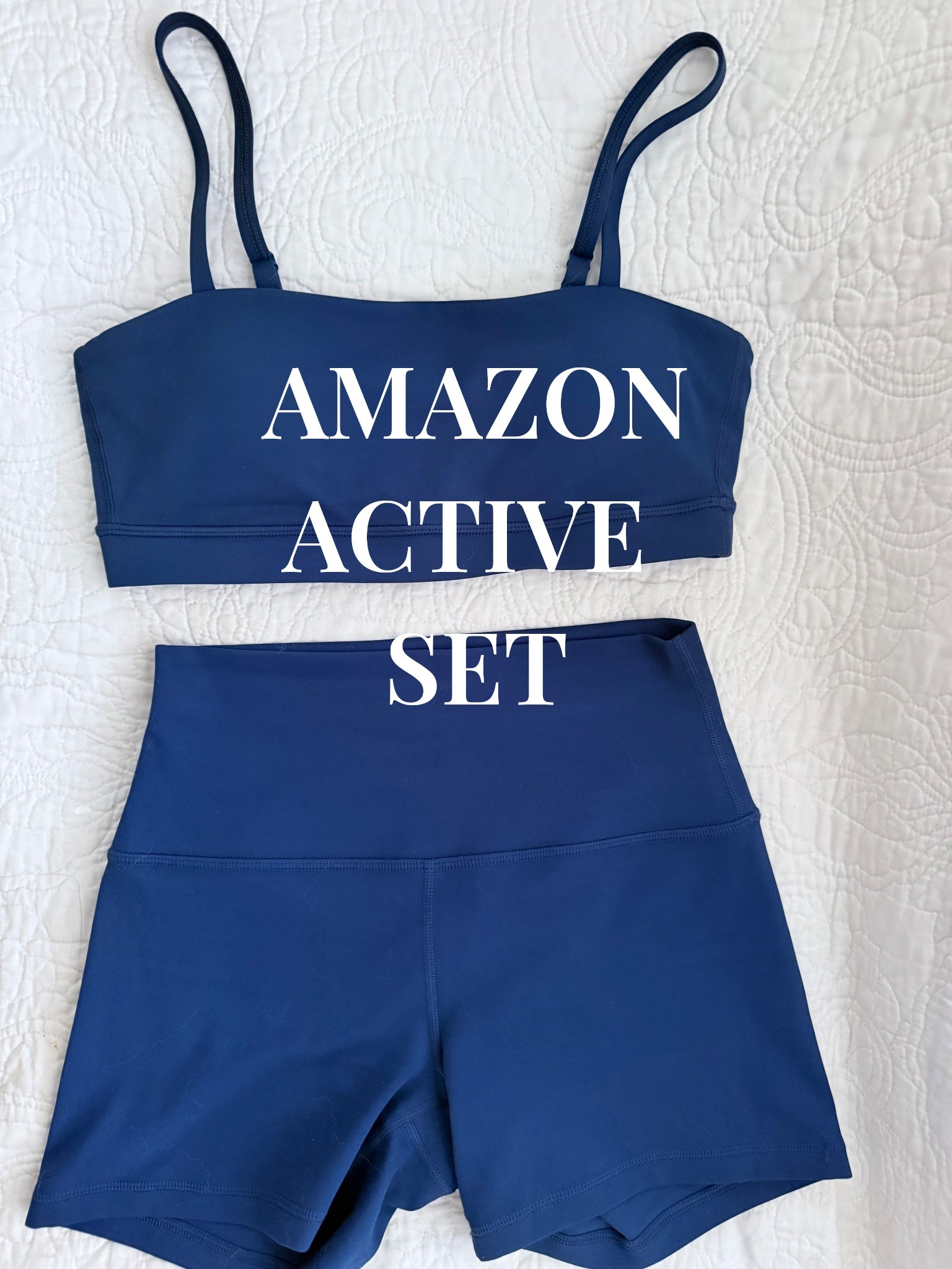 Amazon Active Set
I love the quality and feel of this so much, it’s so comfortable too 💙

#LTKActive