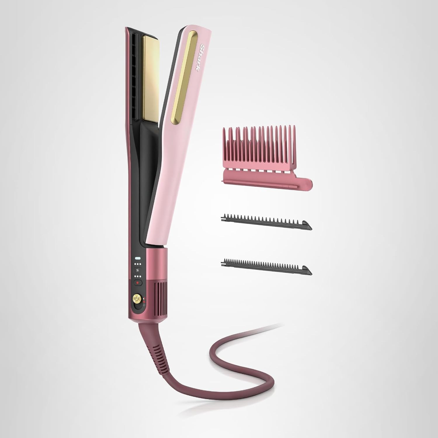 Shark SilkiPro™ Straight | Wet-to-Dry Hair Straightener + Rapid Blow Dryer | 3 Interchangeable ... | Amazon (US)