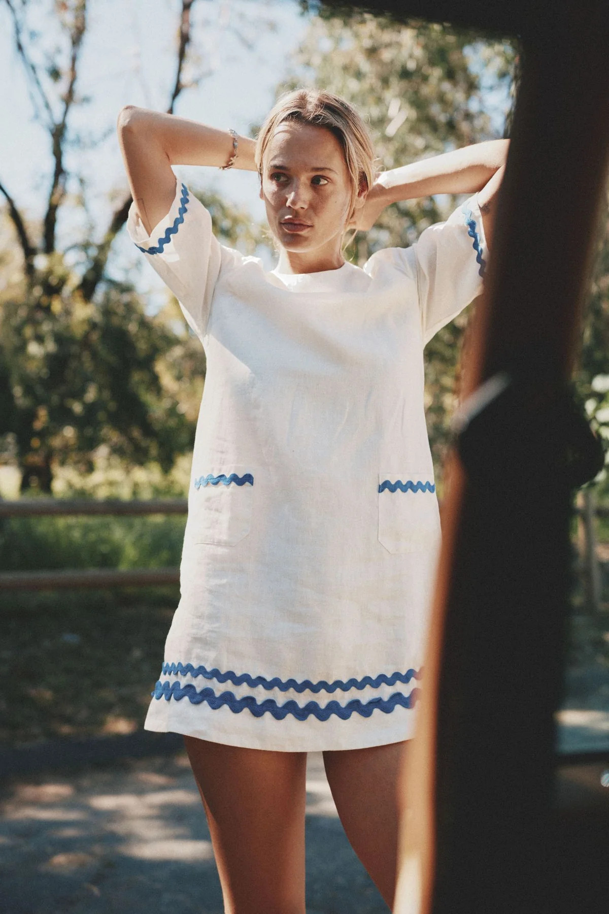 Manu Dress Ivory | TROVATA