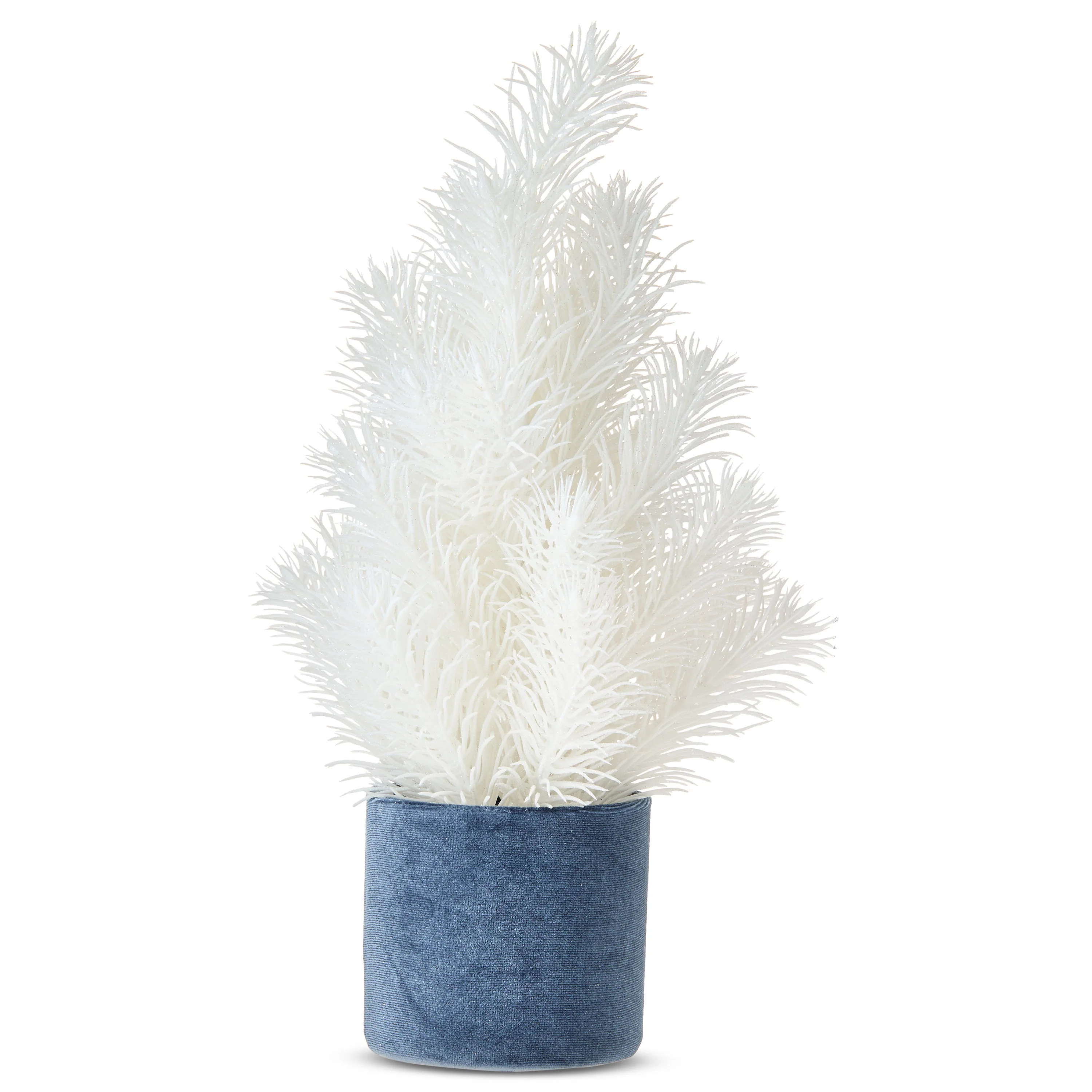 Pino Blanco Artificial en Maceta Azul, 14", de Holiday Time | Walmart (US)
