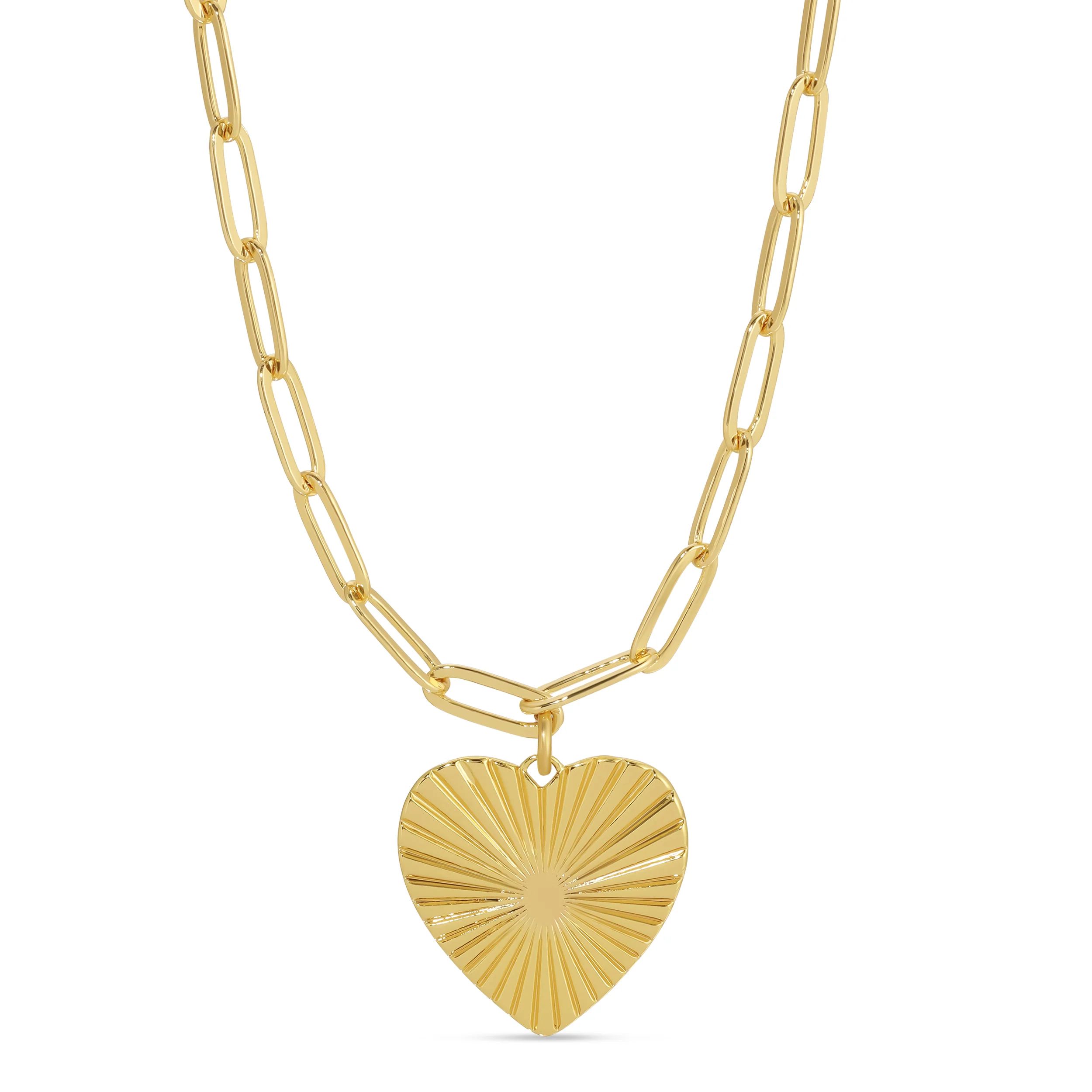 Full Heart Necklace | Meghan Bo Designs