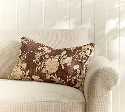 Ophelia Printed Lumbar Pillow Cover | Pottery Barn (US)
