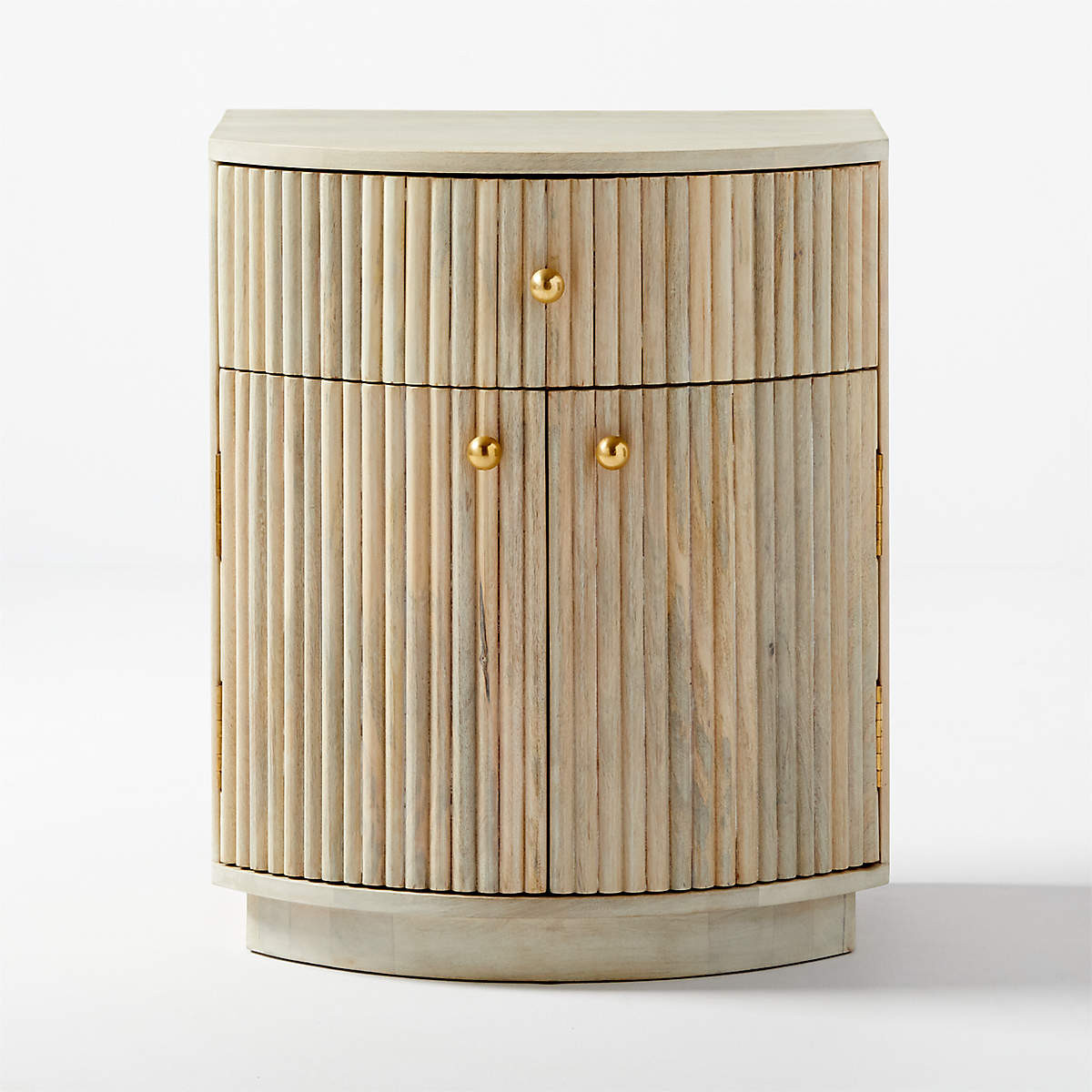 Cameo Black Curved Nightstand + Reviews | CB2 | CB2