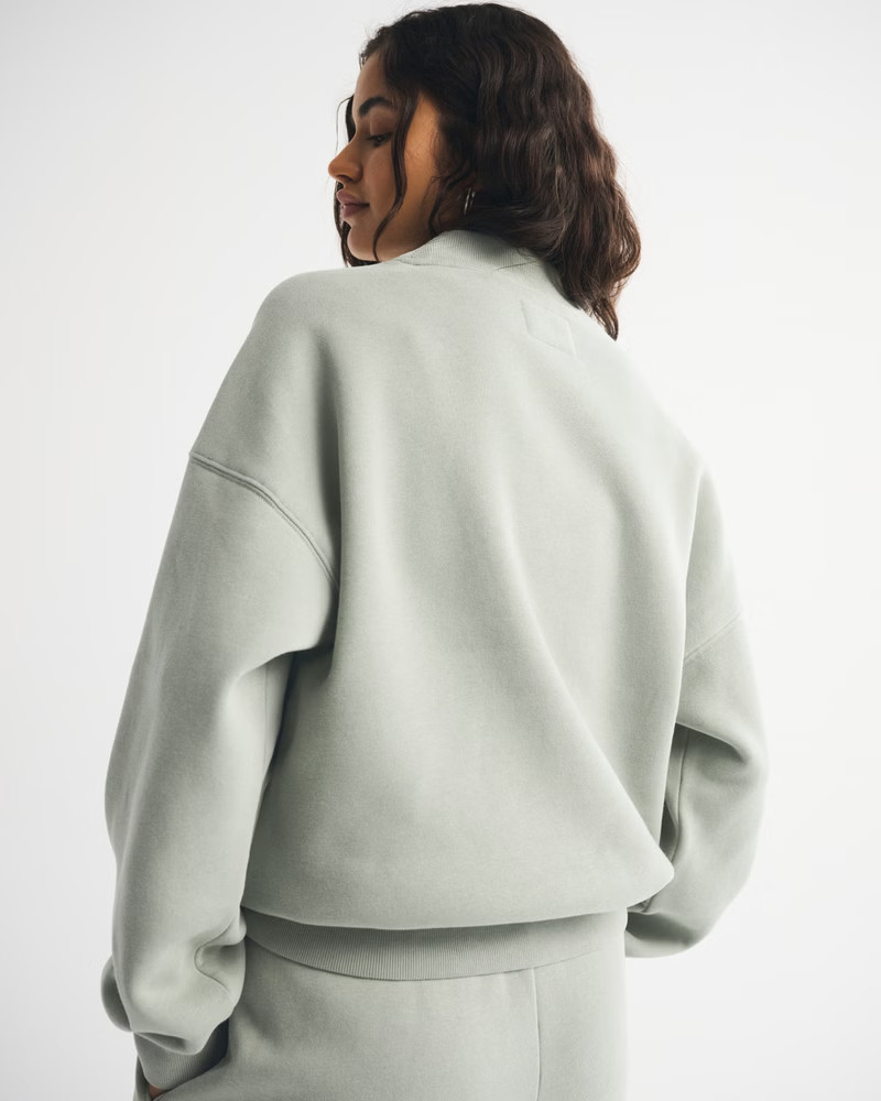 Women's Sunday Mockneck Crew | Women's New Arrivals | Abercrombie.com | Abercrombie & Fitch (US)