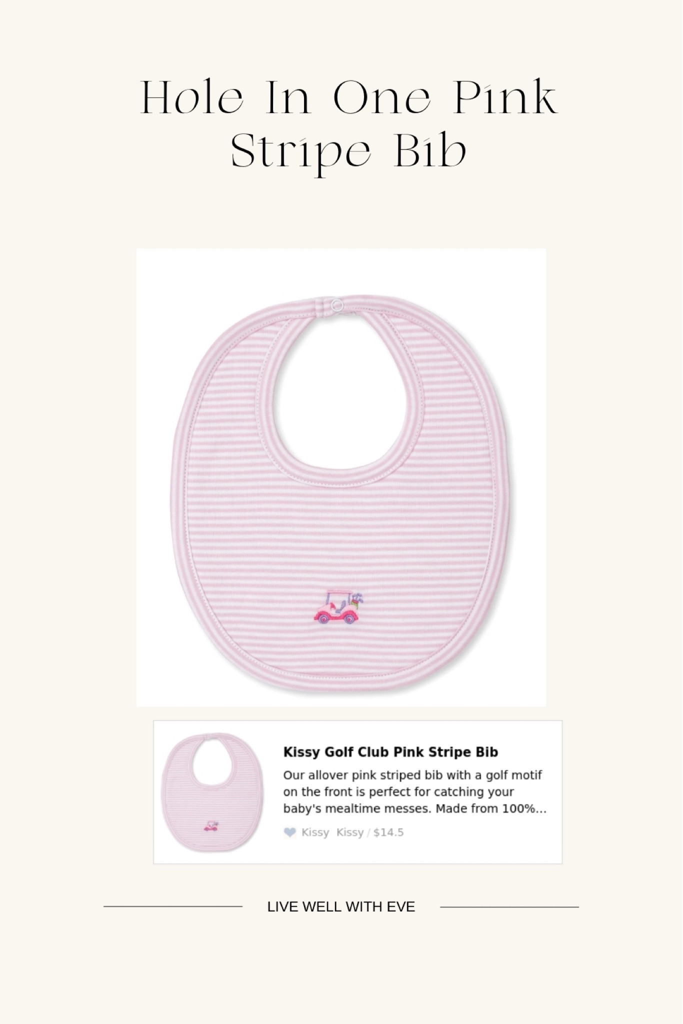 golf bib from Kissy Kissy 🎀 
ltkbump, baby girl clothes, baby girl, baby. 

#LTKKids #LTKBump #LTKBaby