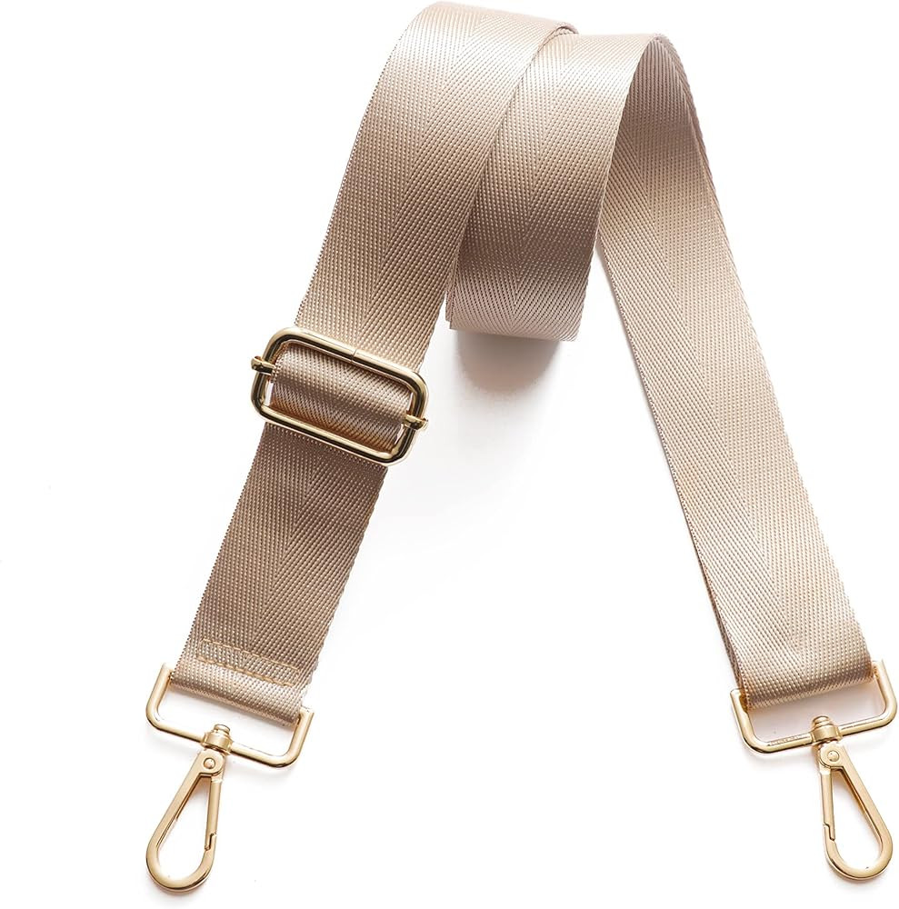 S-Jacorry Purse Strap Replacement Crossbody Wide Shoulder Strap Adjustable Canvas Straps Handbag ... | Amazon (US)