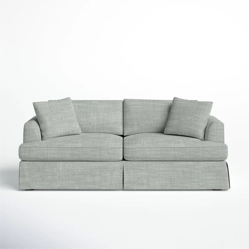 Lucia 92.5'' Recessed Arms CAL117 Compliant Sofa | Wayfair North America