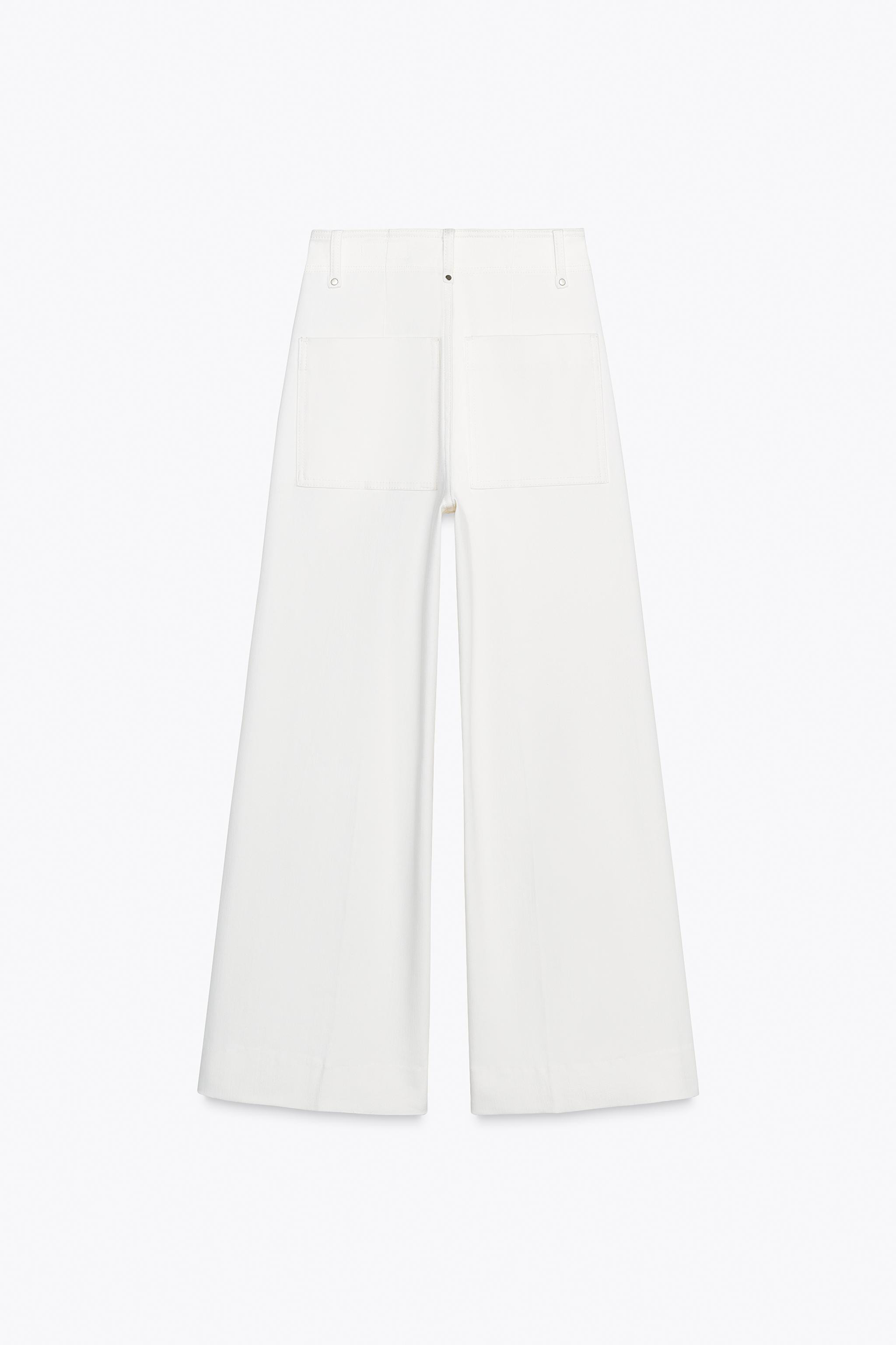 ZW COLLECTION HIGH WAIST WIDE LEG JEANS | Zara US