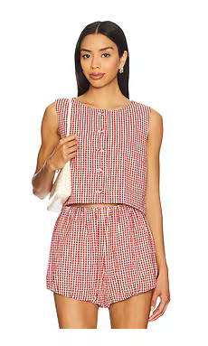 Posse Rio Top in Red Gingham from Revolve.com | Revolve Clothing (Global)