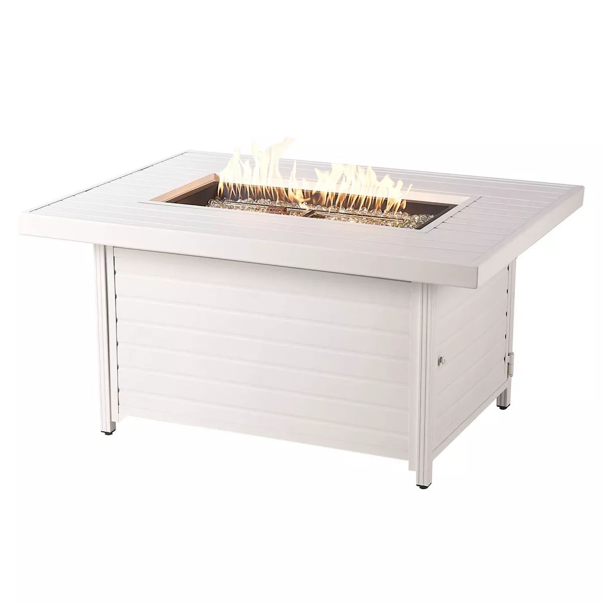 Oakland Living 55000 BTUs Propane Rectangle Outdoor Fire Table with Two Covers | Target