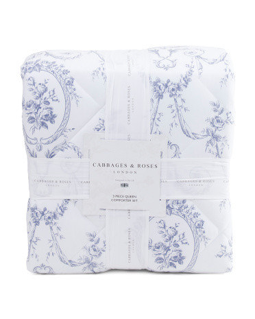 Floral Toile Comforter Set | TJ Maxx