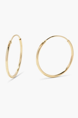 Brook & York Classic Vermeil Endless Hoops | Anthropologie (US)