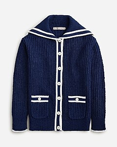 Textured sailor cardigan sweater | J. Crew US