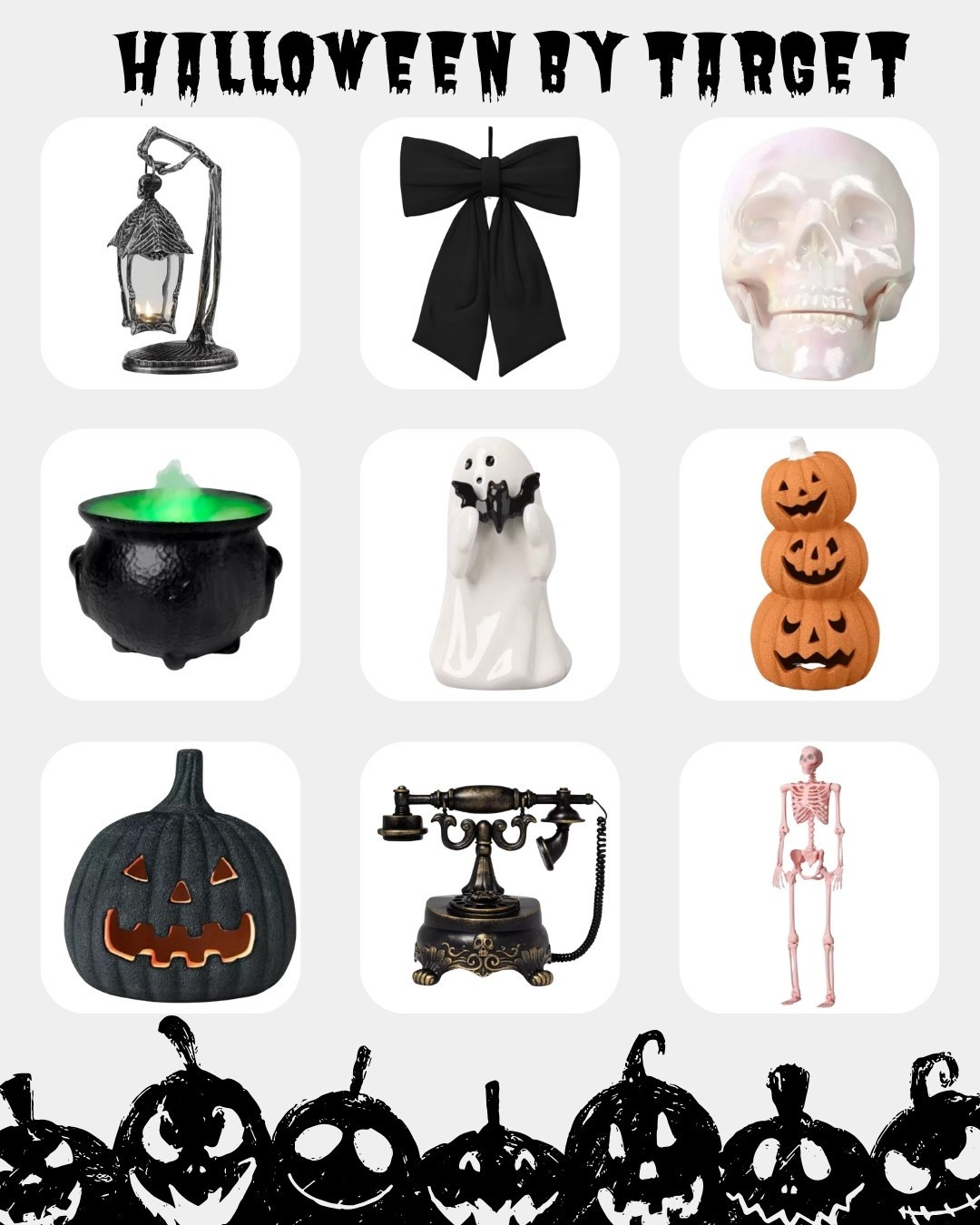 Target released some of their Halloween decor the full release is sometime in August … loving the oversized black bows this year !

#LTKSeasonal #LTKFindsUnder50 #LTKHome