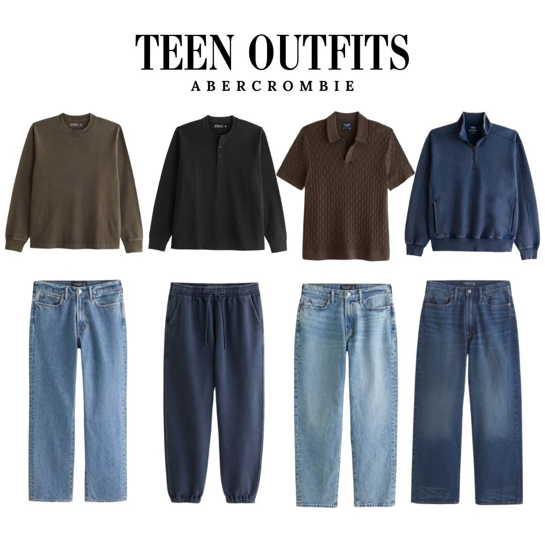 Abercrombie teen outfit ideas with classic layers and everyday denim  These are comfortable, wearable pieces your teen will reach for. 

#LTKSaleAlert #LTKmomlife #LTKOver40