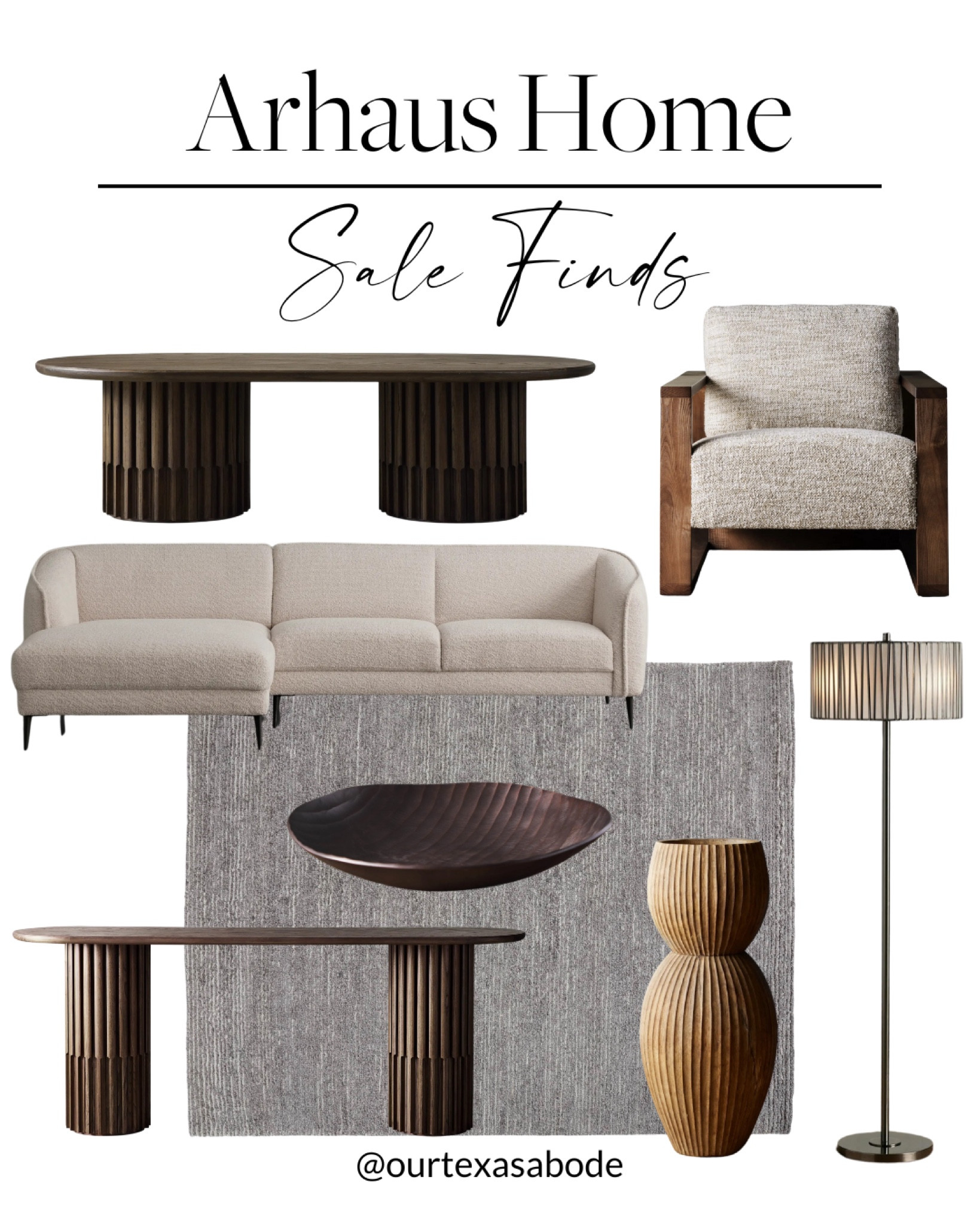 Arhaus Home Sale Finds 🙌🏻🙌🏻

Console table, transitional style, sofa, rug, living room decor, accent chair, coffee table 

#LTKHome #LTKStyleTip