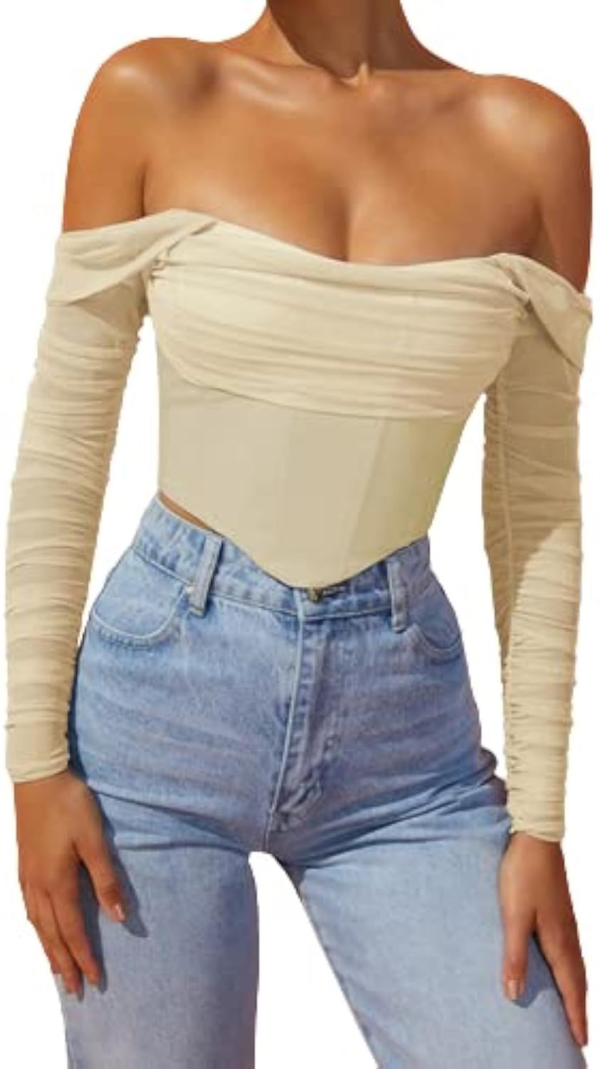 Corset Off Shoulder Too  | Amazon (US)