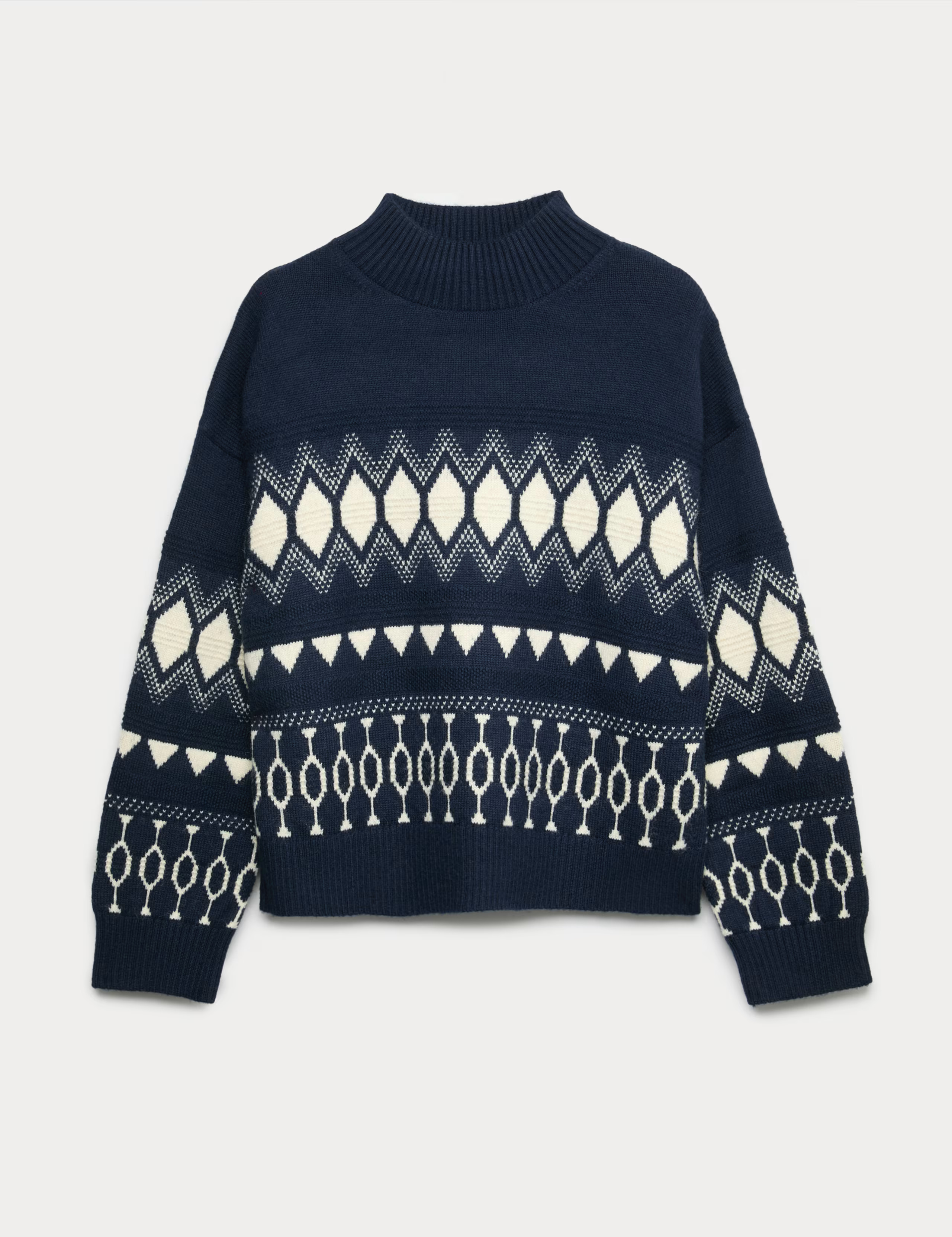 Wool Blend Fair Isle Jumper | M&S | M&S | Marks & Spencer (UK)