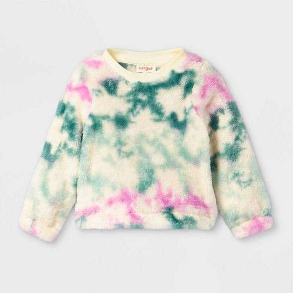 Toddler Girls' Sherpa Pullover Sweatshirt - Cat & Jack™ | Target