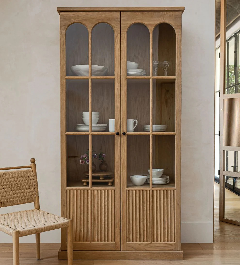 Alena White Oak Storage Cabinet | Le Maé