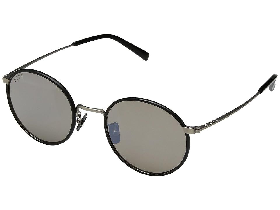 DIFF Eyewear Daisy Wrap (Antique Gunmetal/Grey) Fashion Sunglasses | Zappos