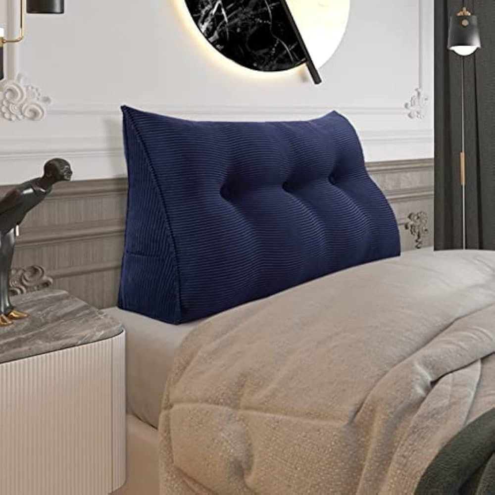 Wedge Headboard Pillow Dorm Room Reading Pillow Back Support for Sitting Up in Bed Bolster Lumbar... | Amazon (US)