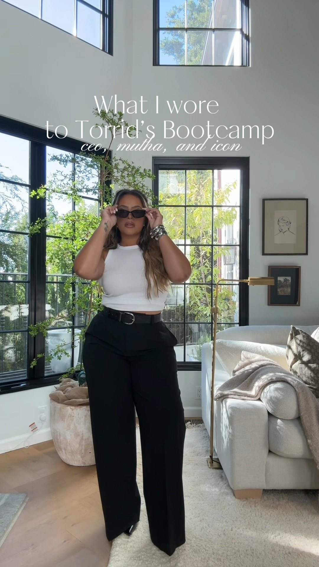Spent the day at Torrid’s Model Bootcamp and this is what I wore! The slacks are a size 14 with the waist tailored, top is a size 0 (L), and my jewelry will be tagged on insta! 

#LTKMidsize #LTKStyleTip #LTKVideo