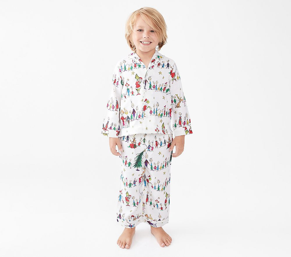 Dr. Seuss's The Grinch™ Flannel Kid Pajama | Pottery Barn Kids