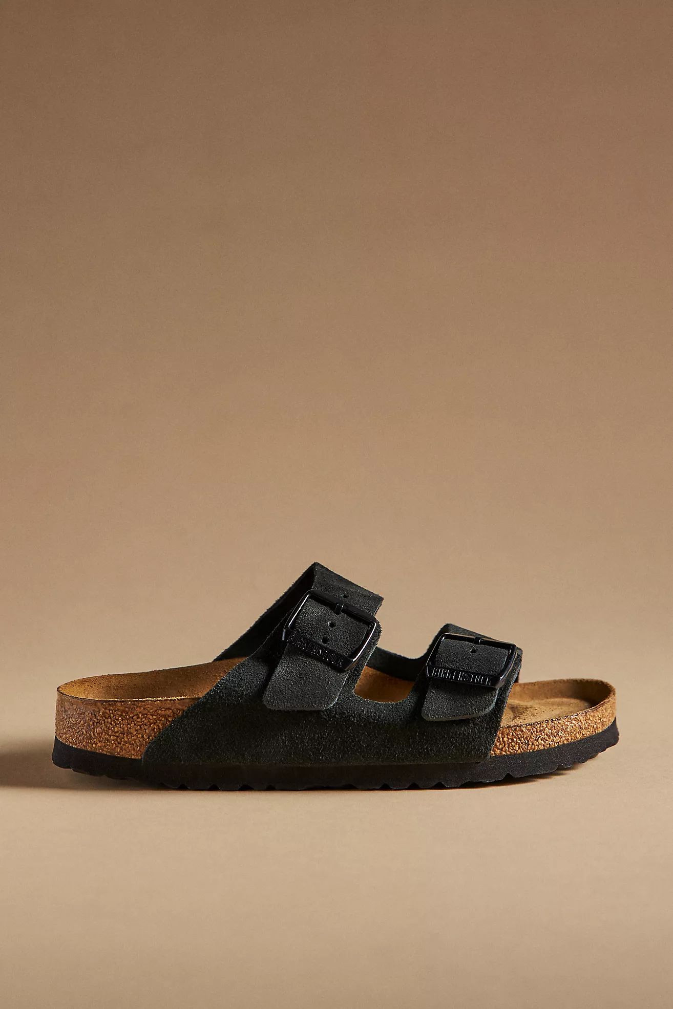 Birkenstock Arizona Suede Soft Footbed Sandals | Anthropologie (US)