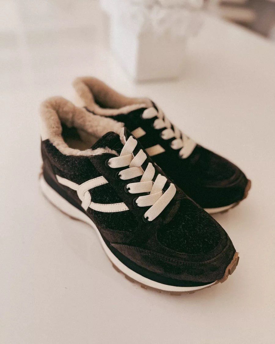 These chocolate brown sneakers are my absolute FAVORITE shoes of the entire year. They’re comfy, faux fur lined, slip on/off (no tying laces), and so stylish. Fit slightly small with the lining so you may want to size up.

#LTKHoliday #LTKGiftGuide