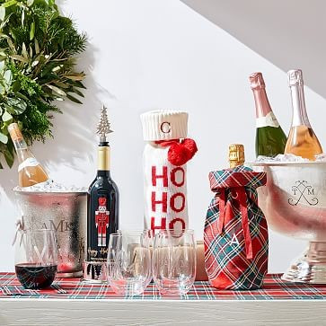 Plaid Wine Gift Bags, Set of 2 | Mark and Graham