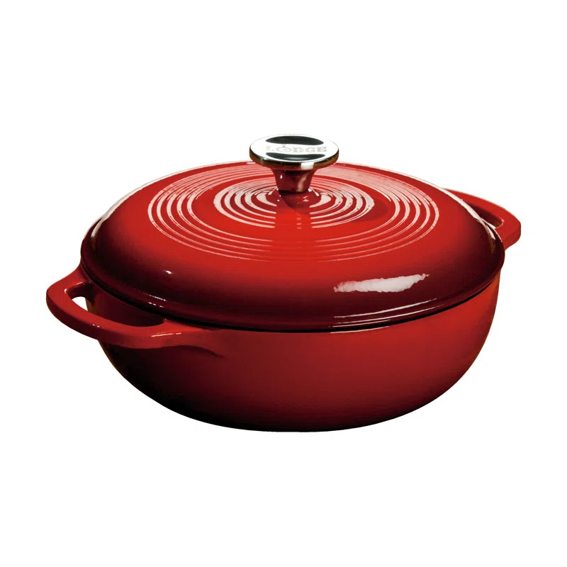 Lodge Enameled Cast Iron Dutch Oven | Wayfair North America