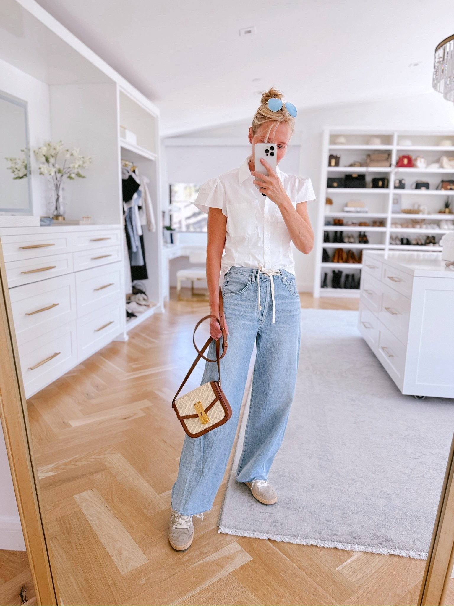 Another way to style these super comfy and cool jeans. Size DOWN. 

#LTKOver40 #LTKootd #LTKSeasonal