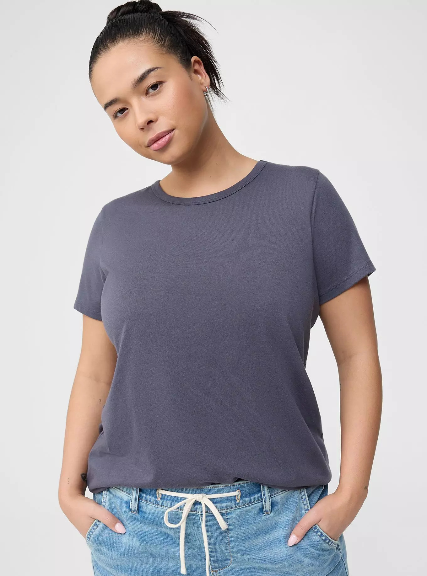 Everyday Signature Jersey Crew Tee | Torrid (US & Canada)