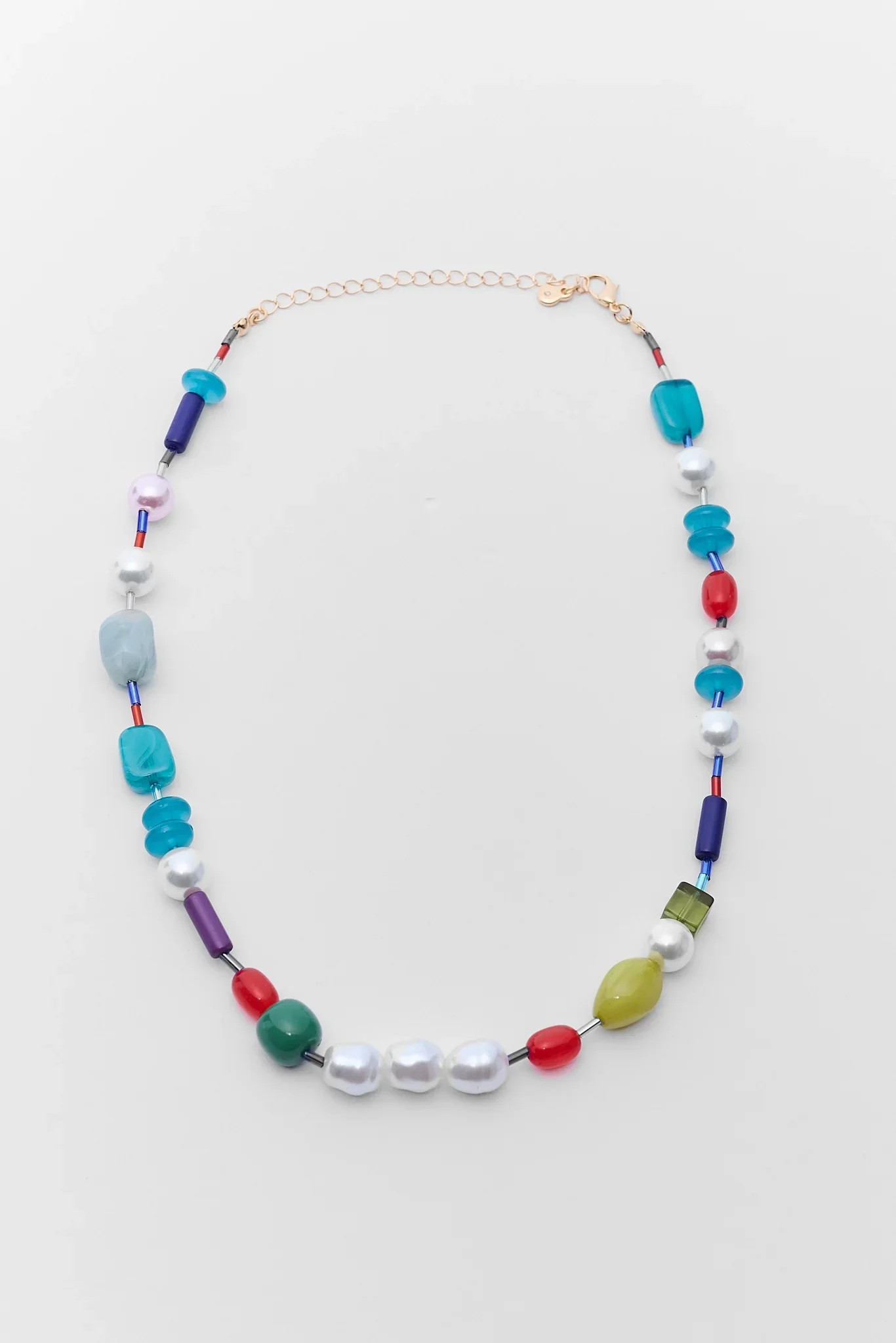 Angie Multi Stone Beaded Necklace | Avara
