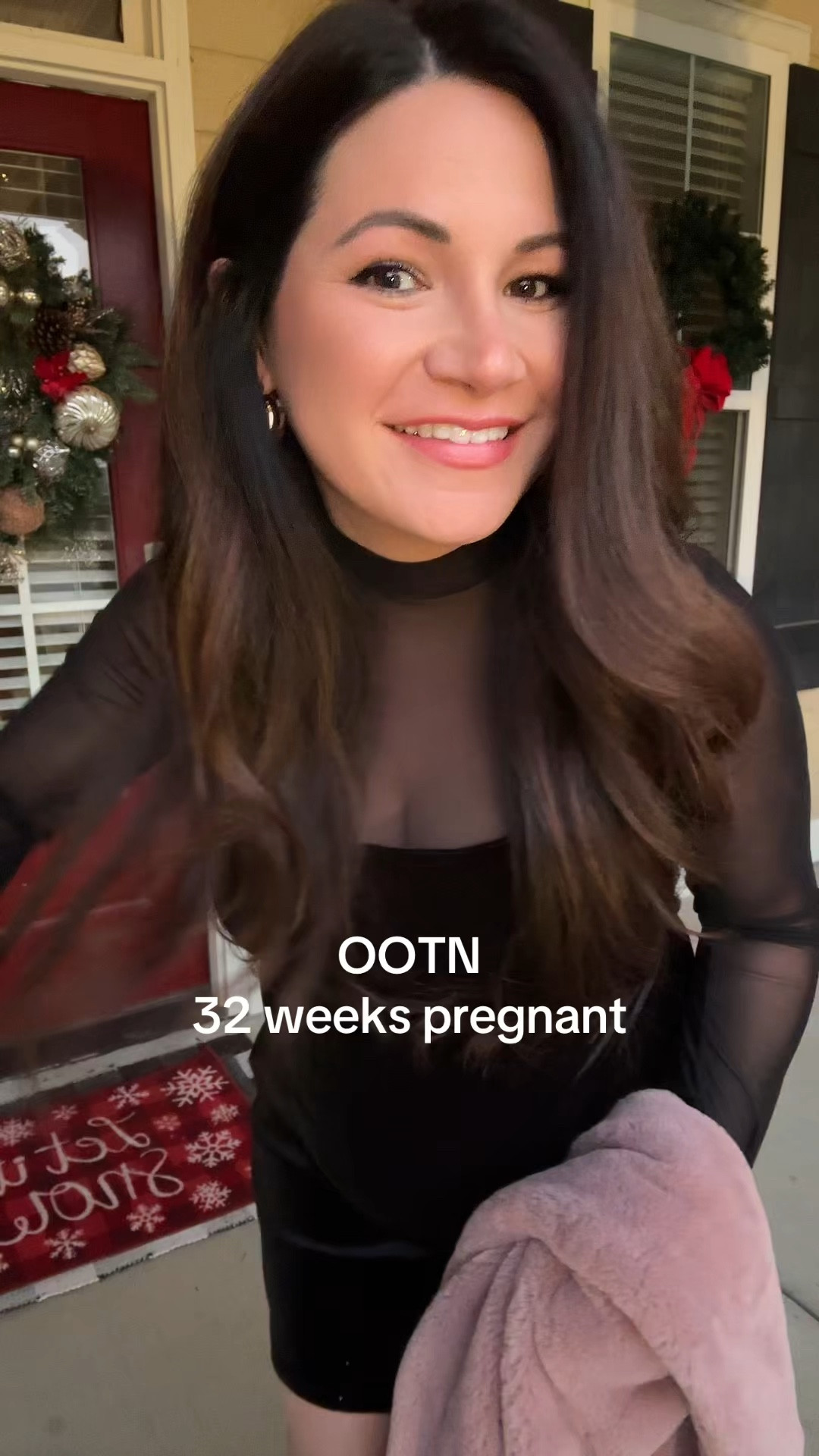 Outfit of the night for our friends’ engagement party 
Velvet holiday dress
Dress the bump
Faux fur jacket 
Pregnancy fit 
Black knee high boots 


#LTKHoliday #LTKBump