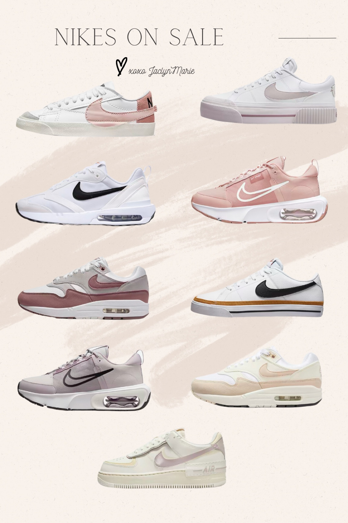 Nikes on sale ; Nike court legacy ; womens must have Nikes ; womens Nikes ; Nike air max ; Nike blazers ; Nike lift on sale ; court legacy lift ; Nike gamma ; platform Nikes ; spring Nikes ; pink sneakers ; neutral sneakers ; travel must have 

#LTKshoecrush #LTKfindsunder100 #LTKfitness