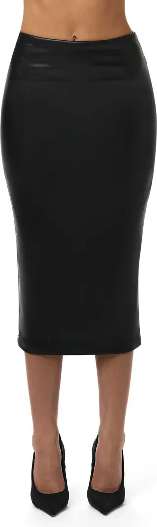 Faux Leather Midi Skirt | Nordstrom