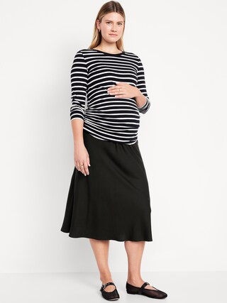 Maternity A-Line Midi Skirt | Old Navy (US)