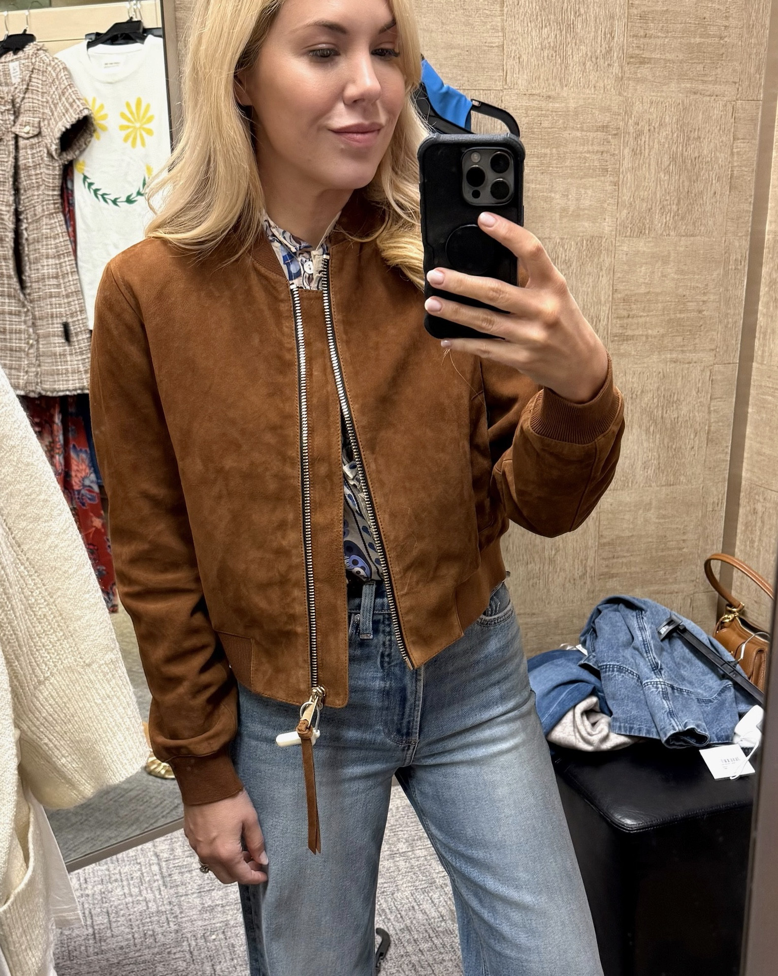 Cutest suede Jacket 
Jeans 
Boots 
Booties 
Fall Outfit 
#LTKStyleTip 

#LTKSeasonal