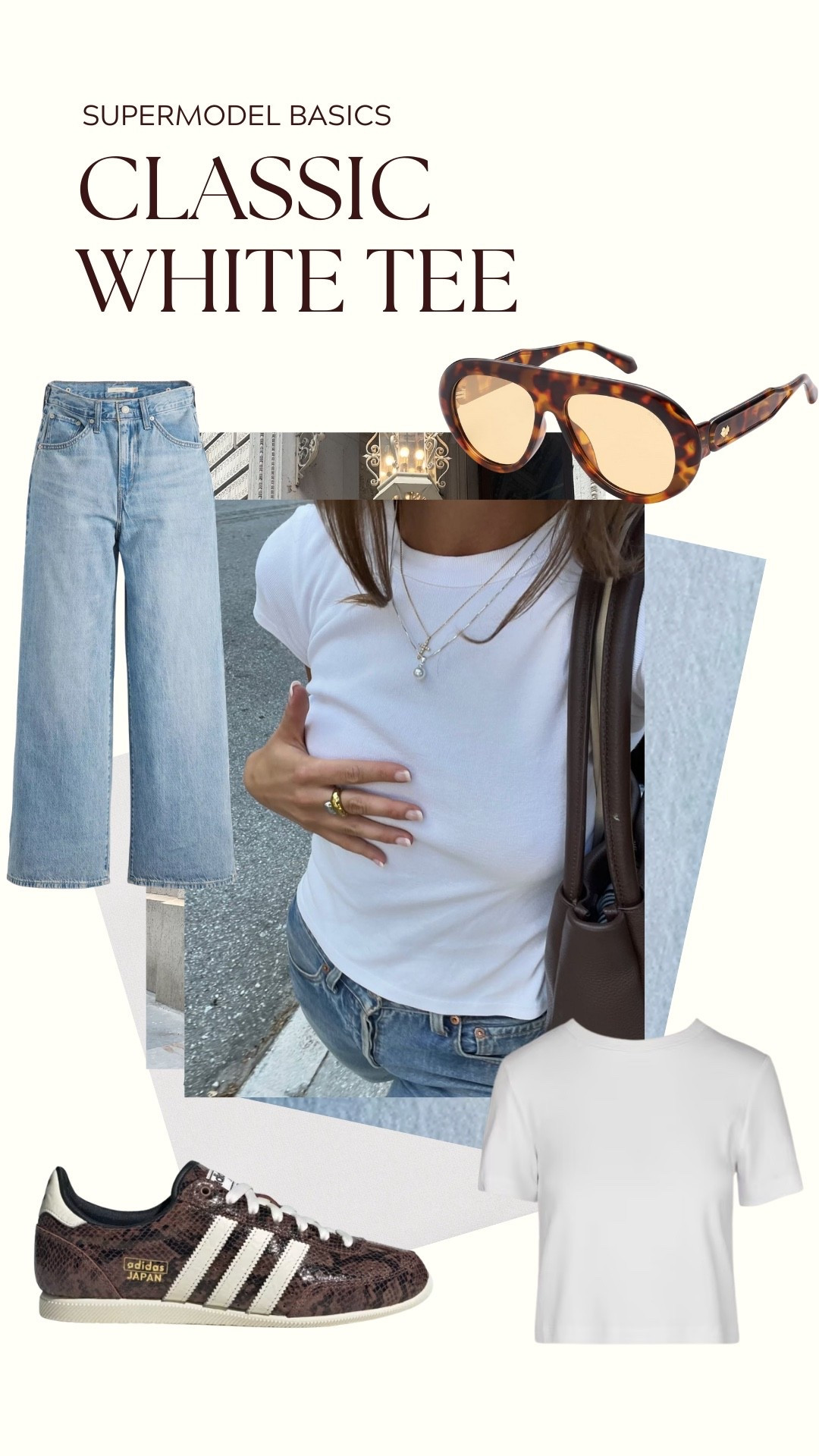 A supermodel basic: how to style a basic white tee

Wearing a size small in the tee 

#LTKSeasonal #LTKHoliday #LTKootd