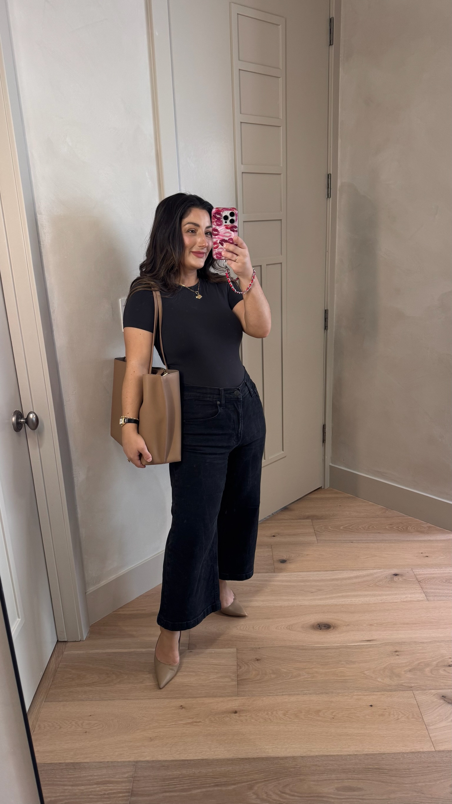 Chic monochromatic look! 

Tee size small
Jeans size 27 petite 

5’0” 140lbs 

#LTKWorkwear #LTKPetite #LTKootd