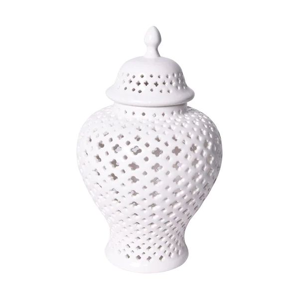 Handmade Lattice Ginger Decorative Jar with Lid | Bed Bath & Beyond