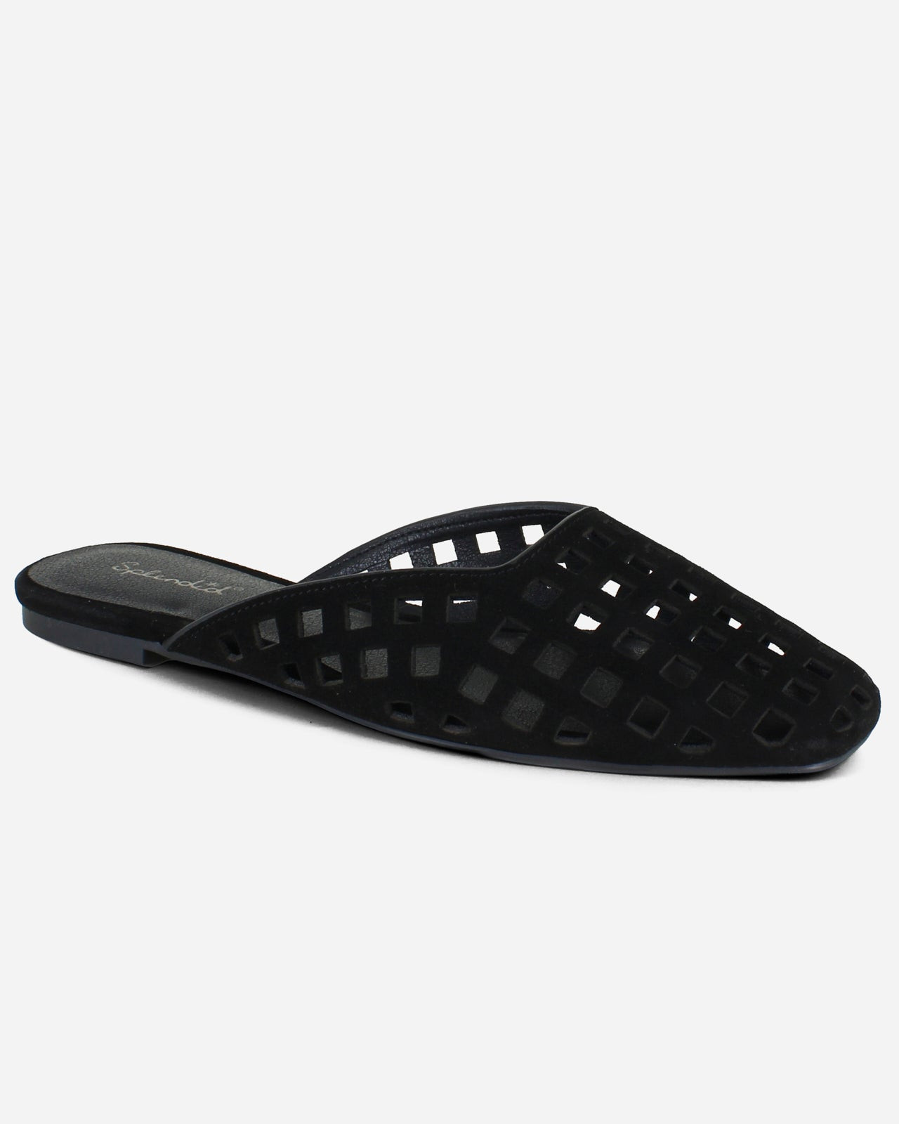 Splendid - Remi Suede Mule in Black - Black | Splendid