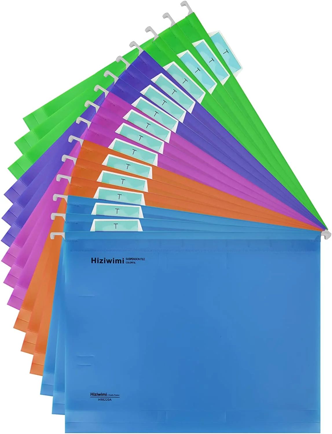 15PC PVC Hanging File Folders Letter Size Filing Cabinet Suspension Files with Tabs and Inserts H... | Walmart (US)